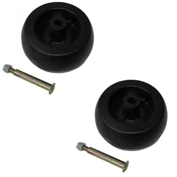 Aftermarket 92265MA Set of 2 New Deck Wheels W/ Bolts + Nuts Fits Murray 50" Decks WHU90-0126 - main